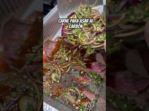 Receta de carne para asar al carbón