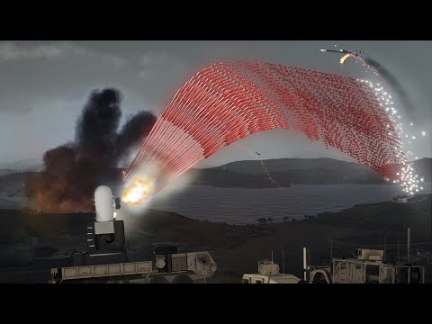 F-16 Jet Explosion after Direct Hit by C-Ram Defense System  - CIWS - Military Simulation - ArmA 3