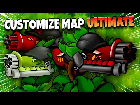 Plants vs Zombies RH FUSION - CUSTOMIZE MAP ULTIMATE PLANTS - BIG MAP 12 LINE