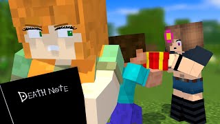 Alex find Death Note book - minecraft animation