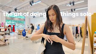 the art of doing things solo in london - skincare routine, solo dates and supermarket trips