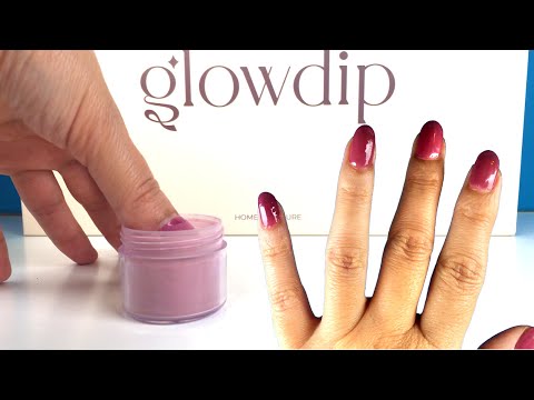 Glowdip beginner: Royal Rose dip poeder van Glowdip.nl stap-voor-stap aanbrengen op mijn nagels