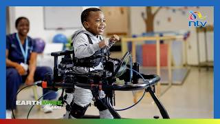 YouTube video thumbnail: Earthwise Mtaani: Kenyan Company is Making Bamboo Wheelchairs for Children Living With Disabilities