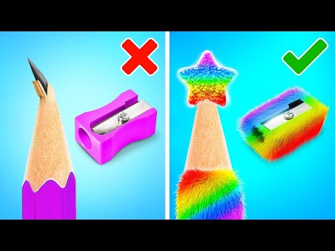 ASTUCES MALINES POUR L'ÉCOLE 🦄🖍️ Conseils pour les Parents et Élèves Ingénieux par 123 GO Like!