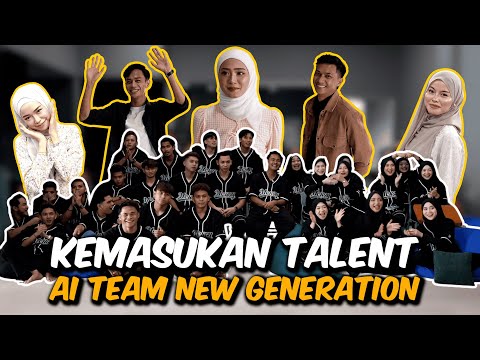 TALENT AI TEAM GENERASI BARU MASUK OFFICE AI TEAM !!! SEMUA TERKEJUT