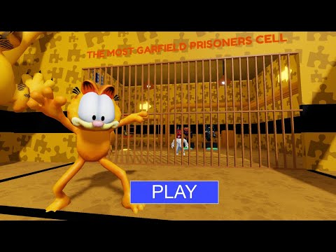 GARFIELD'S PRISON RUN! OBBY ROBLOX