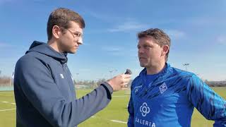 3. Liga | 27. Spieltag | Rot-Weiss Essen - SV Waldhof | Trainerinterview vor dem Spiel