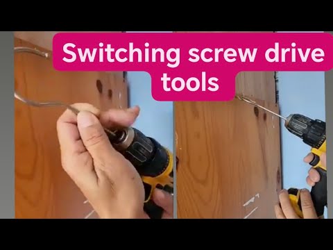 Switching screw drive  tools for different kinds of stuff. #asmr