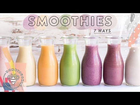 7 Life-Changing HEALTHY SMOOTHIES 🍓| HONEYSUCKLE