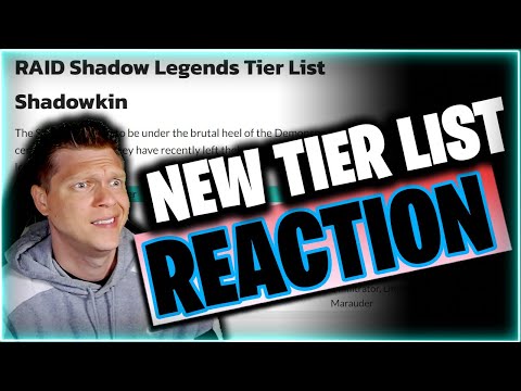 Candraphon is B TIER? BROGNI C TIER?? Funny Tier List Reaction! | RAID Shadow Legends