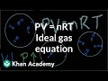 Exploring the Ideal Gas Equation: PV = nRT