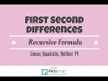 Analyzing Sequences and Differences