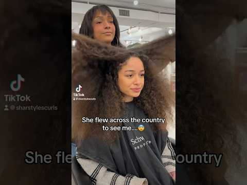 Do you travel to see your stylist? #curlycut model: @alanna.mcdonald