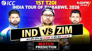 India vs Zimbabwe 1ST T20I  | Best Fantasy Players | T20I Match 2026 | Full Analysis