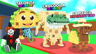 QUEADILLA CROCODILA, CAPI TACO, TACORITA BICICLETA NA ATUALIZAÇÃO DIA DE TACOS ROUBE BRAINROT 🌮
