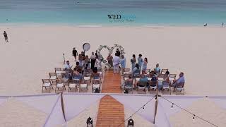 Anthony & Carolina’s beautiful beach wedding in Aruba 🌴💍🤍