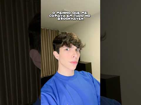 O menino que me copiava em tudo no brookhaven 🤨 #roblox #brookhaven