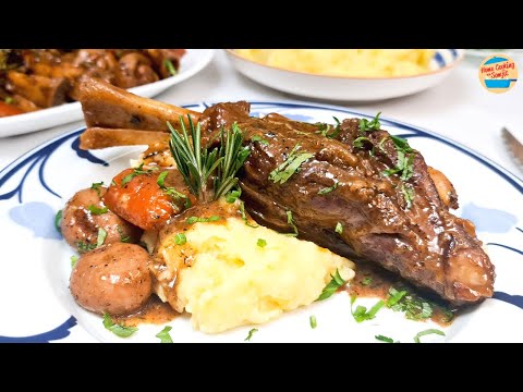 How to Cook Lamb Shanks | Easy No-Oven Lamb Shanks with Mashed Potato