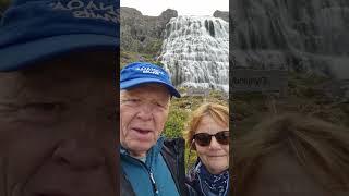Island Dynjandi Wasserfall Westfjorden super Wetter spektakuläre Natur wunderschöner Brautschleier