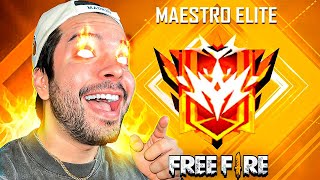 SUBIENDO A GRAN MAESTRO y REACCIONANDO A LA CASA DE LOS INSANOS! - FREE FIRE!