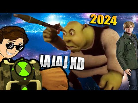 junte mis MOMENTOS DIVERTIDOS del 2024 en un video AJJAJ 😂 (ELILOBOS)☝️