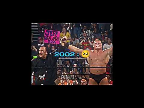 Brock Lesnar & Paul Heyman 2002 vs 2025 Edit 👀