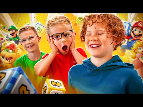 Braxton and Ryder Show Play the Super Mario Party Jamboree Game for Kids