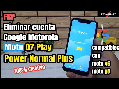 (ENGLISH) FRP Moto g7 o eliminar cuenta Google Motorola Moto G7 play power plus metodo nuevo efectivo