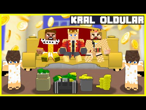 MİNECRAFT ŞEHİRDEKİ HERKES KRAL OLDU FİLMİ! 👑 - Minecraft ZENGİN FAKİR HAYATI