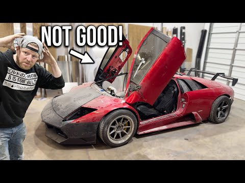 My Crashed $150,000 Lamborghini Muricelago Door Was Hiding Some NASTY DAMAGE