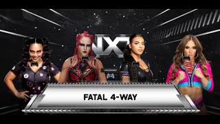WWE 2k25 Exhibition: Wendy Choo Vs Zaria Vs Jaida Parker Vs Lola Vice