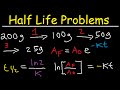 Half-Life Problems in Chemistry