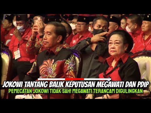 Jokowi Tantang Balik Keputusan Megawati! Pemecatan Jokowi Tak Sah Megawati Terancam DIGULINGKAN!