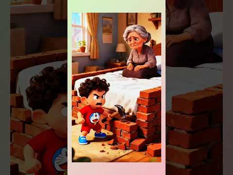 Hiểu lầm của cháu trai: Tại sao mẹ dùng gạch ‘nhốt’ bà nội? #cartoon #tieucuongtv