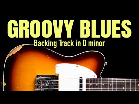 Groovy Blues in D minor Backing Track ! | SZBT 1061