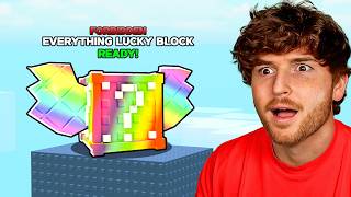 Opening up the EVERYTHING LUCKY BLOCK..