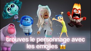 DEVINE LE PERSONNAGE DE VICE-VERSA AVEC LES EMOJIS 💗😱 // VINTAGE ROBLOC