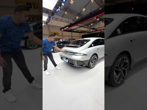 4 door coupe sports looking #hyundai #sports #car #electric #ev #new #power #speed