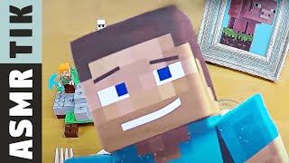 Eating STEVE from MINECRAFT - ASMR Tik Dinner Eating sound! No talk Video