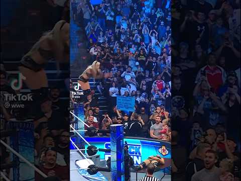 Liv Morgan performs an epic Senton bomb 🤯 #WWESmackdown #shorts