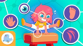 BODY PARTS for Kids 🧍🎵 Head, Shoulders, Knees, Toes and the 5 Senses 👀👅