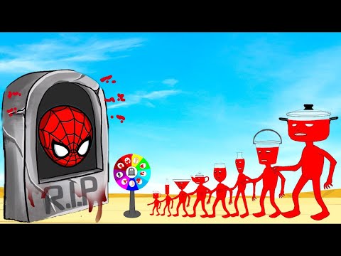 Rescue SPIDERMAN From Evolution Of MONSTER RADIATION : Returning From The Dead SECRET - FUNNY