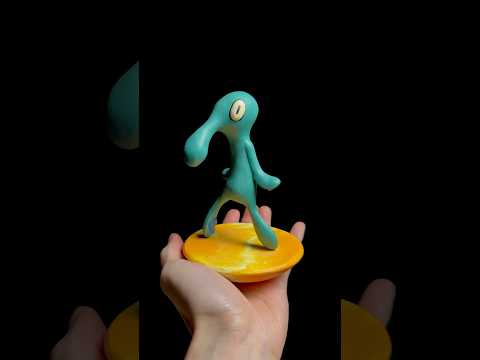 Making Squidward Tentacles artwork with 3D pen  #spongebob