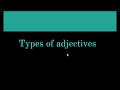Understanding Articles and Adjectives