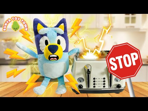 BLUEY Stop! That's Dangerous! 🚫 Kitchen Safety Lessons For Kids | Bluey Pretend Play Stories