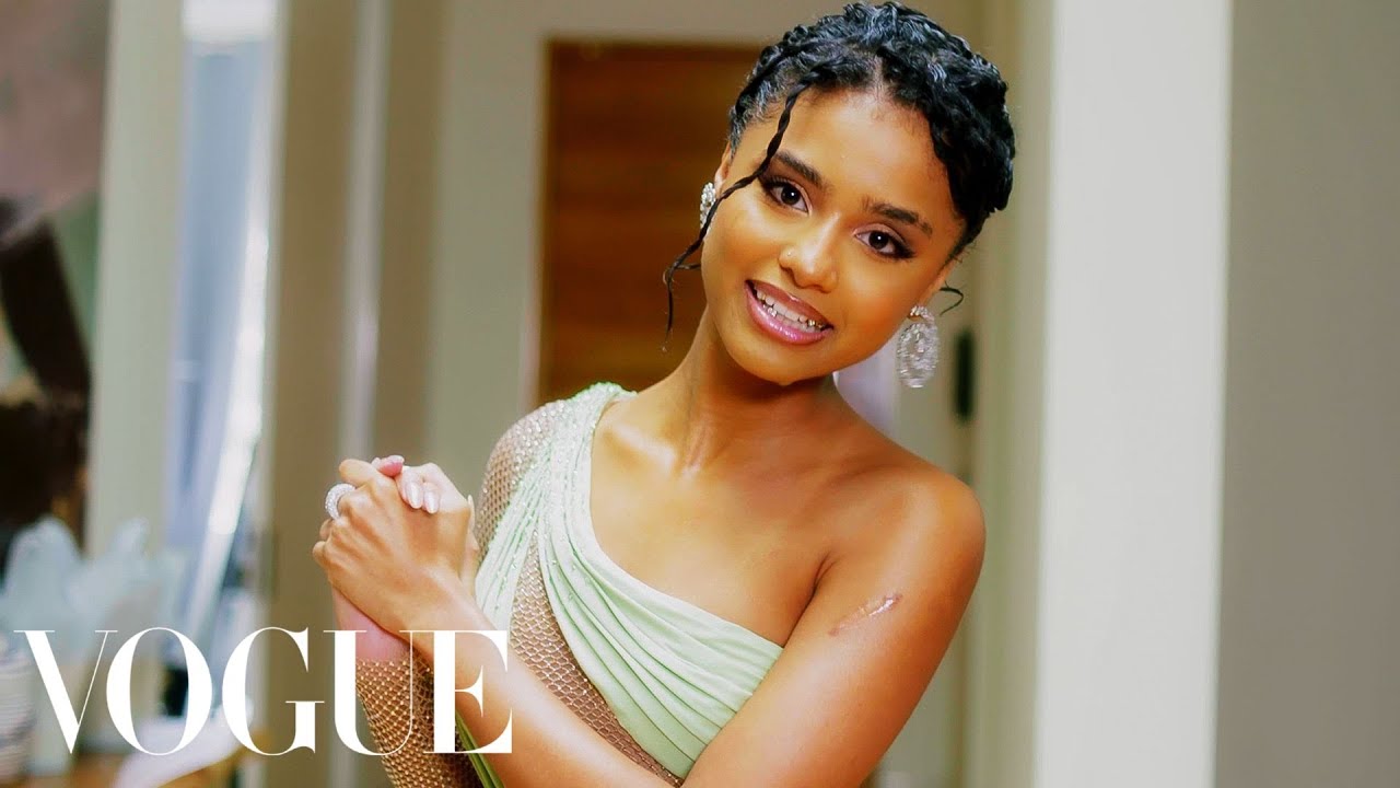 Tyla Gets Ready for the Grammys Vogue