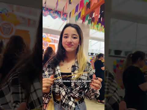 Vlog: A Festa Junina, danca e cheerleader da yasmin #shortsvideo