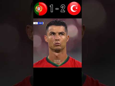Portugal vs Turkey || World Cup imaginary final match🔥Guler vs Ronaldo 🥵#football #cr7 #shorts