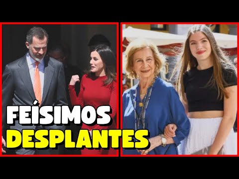 ESTOCADA FINAL a Doña Sofía y FEÍSIMO DESPLANTE de Letizia Ortiz y Felipe