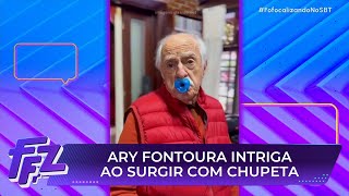 Ary Fontoura intriga fãs ao surgir com chupeta na boca | Fofocalizando 15/08/25
